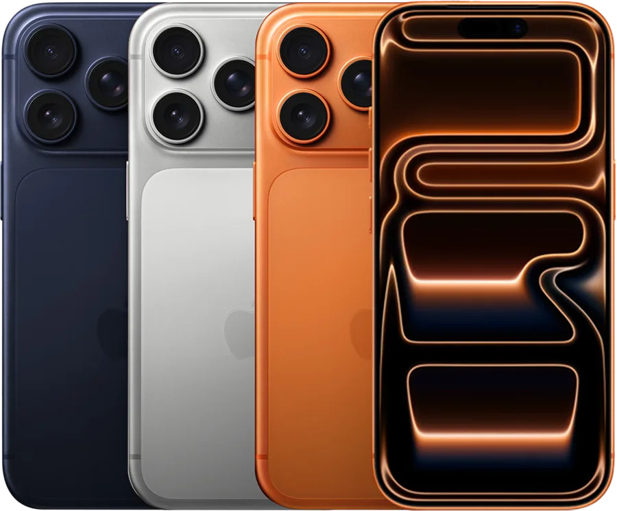 Dispositivos iOS em diferentes cores